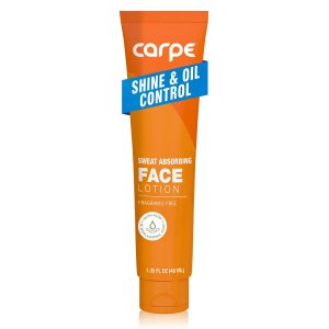Carpe Sweat Absorbing Face Lotion for Oily Skin. Fragrance Free - 1.35 oz
